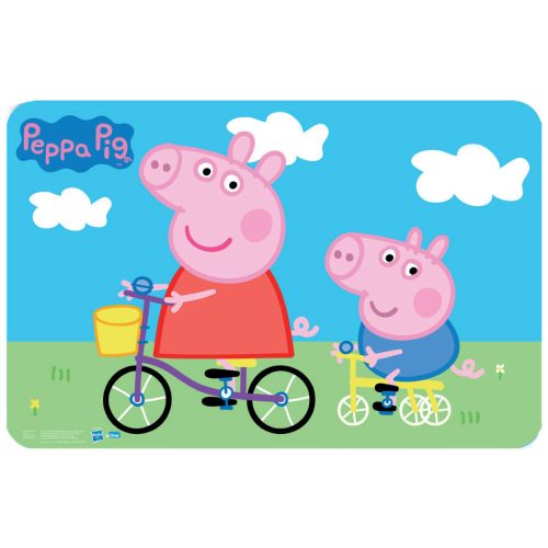 Peppa malac Bicycle tányéralátét 43x28 cm