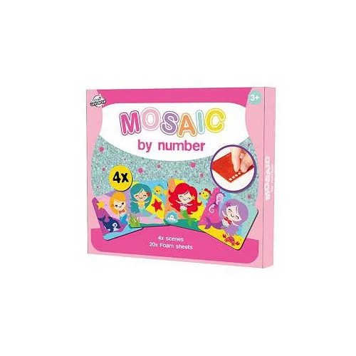 Sellő habszivacs mozaikos kreatív szett