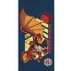 Bakugan Dragon fürdőlepedő, strand törölköző 70x140cm (Fast Dry)
