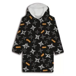   Naruto Shuriken belebújós plüss polár takaró, poncsó 7-14 év