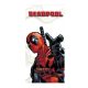 Deadpool Finger gun fürdőlepedő, strand törölköző 70x140cm (Fast Dry) 