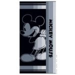 Disney Mickey Black fürdőlepedő, strand törölköző 70x140cm (Fast Dry)