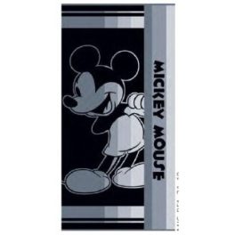   Disney Mickey Black fürdőlepedő, strand törölköző 70x140cm (Fast Dry)