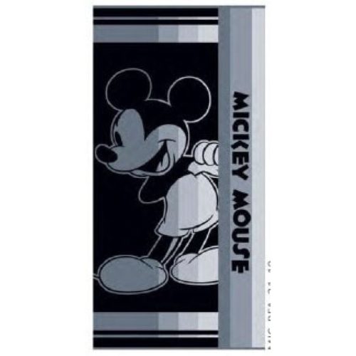 Disney Mickey Black fürdőlepedő, strand törölköző 70x140cm (Fast Dry)
