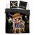One Piece Captain Luffy dupla, kétszemélyes ágyneműhuzat 240×220cm, 65x65 cm