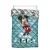 Disney Mickey Pose Blue steppelt ágytakaró, paplan 140x200cm