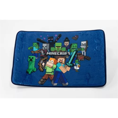 Minecraft Battle lábtörlő, fürdőszobai kilépő 40x60 cm
