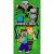 Minecraft Swordfight fürdőlepedő, strand törölköző 70x140cm (Fast Dry)