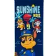 Mancs Őrjárat Sunshine Mode fürdőlepedő, strand törölköző 70x140cm (Fast Dry)