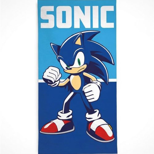 Sonic a sündisznó Ready to Run fürdőlepedő, strand törölköző 70x140cm (Fast Dry)