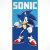 Sonic a sündisznó Ready to Run fürdőlepedő, strand törölköző 70x140cm (Fast Dry)