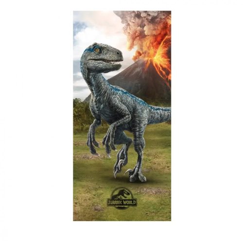 Jurassic World Blue fürdőlepedő, strand törölköző 70x140cm 