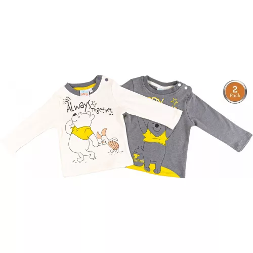 Disney Micimackó Yay baba póló, felső 2 db-os 86/92 cm