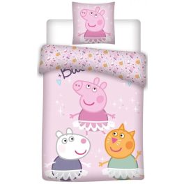 Peppa malac gyerek ágyneműhuzat 100×140cm, 40×45 cm 