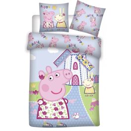 Peppa malac Gyerek ágyneműhuzat 100×135cm, 40×60 cm 