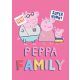 Peppa malac Family Pink polár takaró 100x140cm