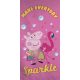 Peppa malac Sparkle fürdőlepedő, strand törölköző 70x140cm