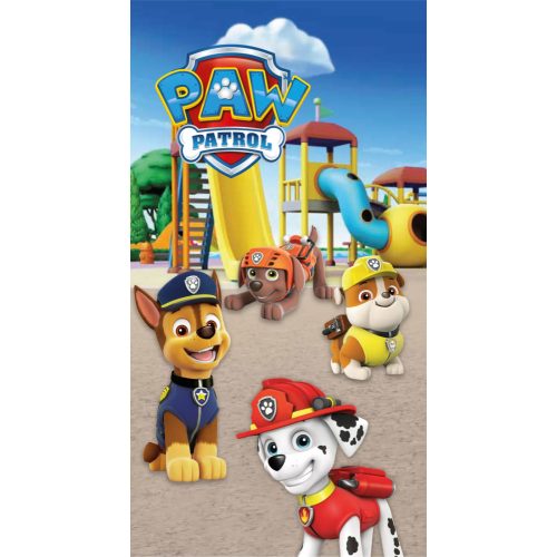 Mancs Őrjárat Playground fürdőlepedő, strand törölköző 70x140cm