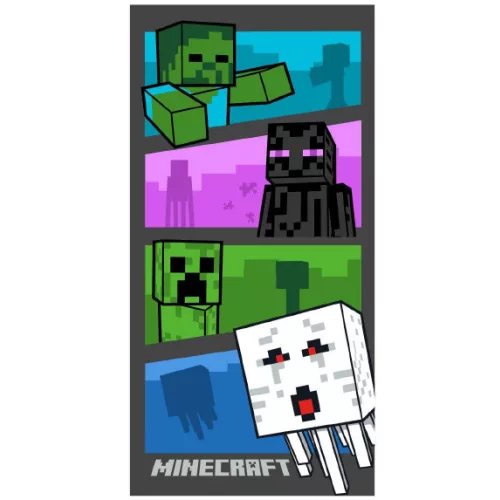 Minecraft Adventure Time fürdőlepedő, strand törölköző 70x140cm
