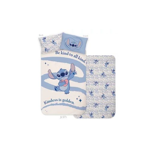  Disney Lilo és Stitch, A csillagkutya Kindness gyerek, ovis ágyneműhuzat 100×135 cm, 40×60 cm 