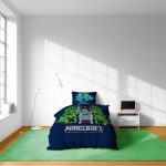 Minecraft Game Over Creepers ágyneműhuzat 140×200cm, 70×90 cm