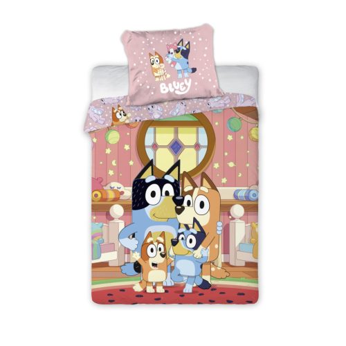 Bluey At Home ágyneműhuzat 140×200cm, 70×90 cm