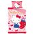 Hello Kitty Strawberry gyerek, ovis ágyneműhuzat 100×135 cm, 40×60 cm
