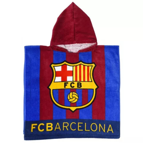 FC Barcelona strand törölköző poncsó 50x100 cm 