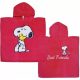 Snoopy Best Friend strand törölköző poncsó 50x100 cm 