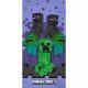Minecraft Purple fürdőlepedő, strand törölköző 70x140cm