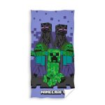 Minecraft Purple Attack fürdőlepedő, strand törölköző 70x140cm
