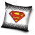 Superman Logo párnahuzat 40x40 cm