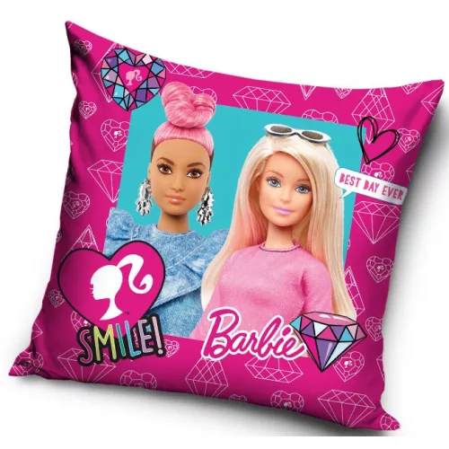 Barbie Smile párnahuzat 40x40 cm Velúr