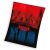 Stranger Things Upside Down coral fleece polár takaró 150x200cm