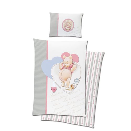 Disney Micimackó Vintage gyerek, ovis ágyneműhuzat 100×135 cm, 40×60 cm