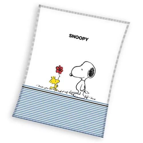 Snoopy Flower polár takaró 130x170cm