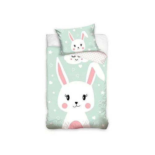 Nyuszi gyerek ágyneműhuzat 90x120 cm, 40x60 cm