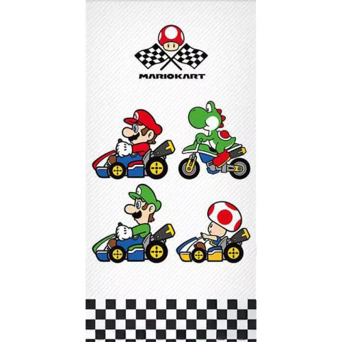Super Mario Kart fürdőlepedő, strand törölköző 70x140cm