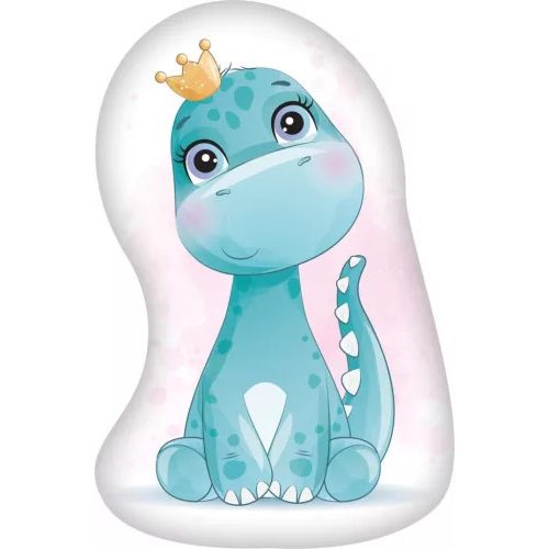 Dinoszaurusz Crown formapárna, díszpárna