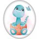 Dinoszaurusz Egg formapárna, díszpárna 