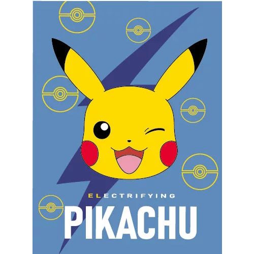 Pokémon Electrifying coral fleece polár takaró 150x200cm 