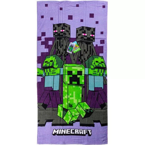 Minecraft Mobs fürdőlepedő, strand törölköző 70x140cm
