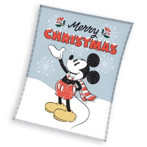 Disney Mickey Frosty Karácsonyi polár takaró 130x160cm