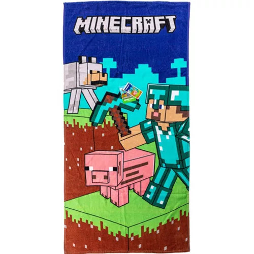 Minecraft Mobs fürdőlepedő, strand törölköző 70x140cm