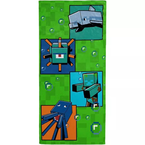 Minecraft Mobs fürdőlepedő, strand törölköző 70x140cm
