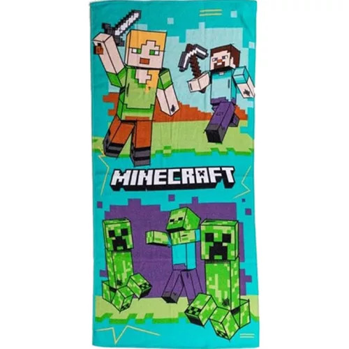 Minecraft Mobs fürdőlepedő, strand törölköző 70x140cm