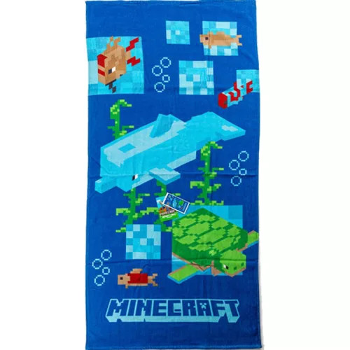 Minecraft Mobs fürdőlepedő, strand törölköző 70x140cm
