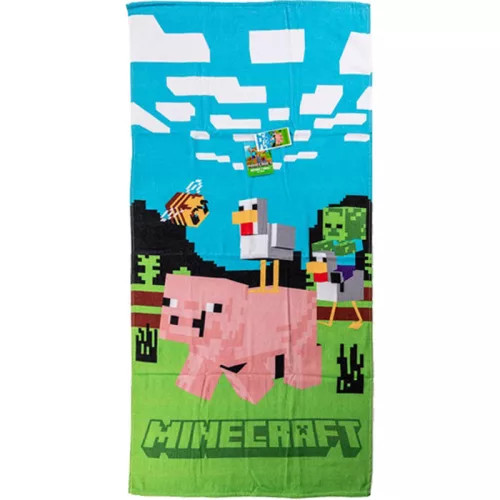 Minecraft Mobs fürdőlepedő, strand törölköző 70x140cm
