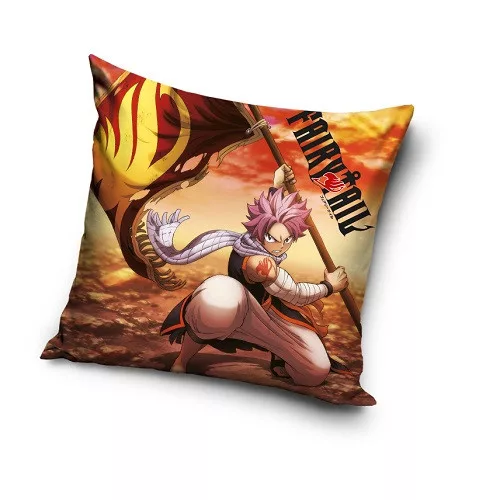 Fairy Tail Dragonfire párnahuzat 40x40 cm Velúr
