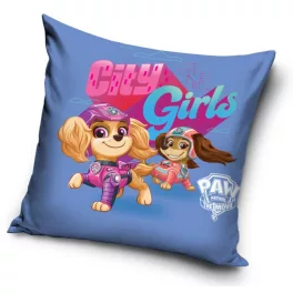 Mancs Őrjárat City Girls párna, díszpárna 40 x 40 cm